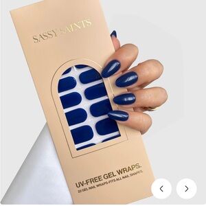 New sassy saints gel nail wraps Nonsmoking pet free home.  Blue eclipse